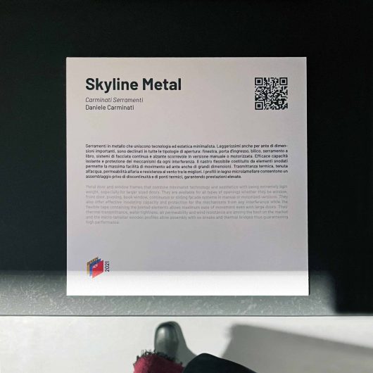 Product description Skyline Metal at the ADI Design exhibition