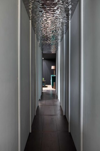View of the hallway on London Floating Villa